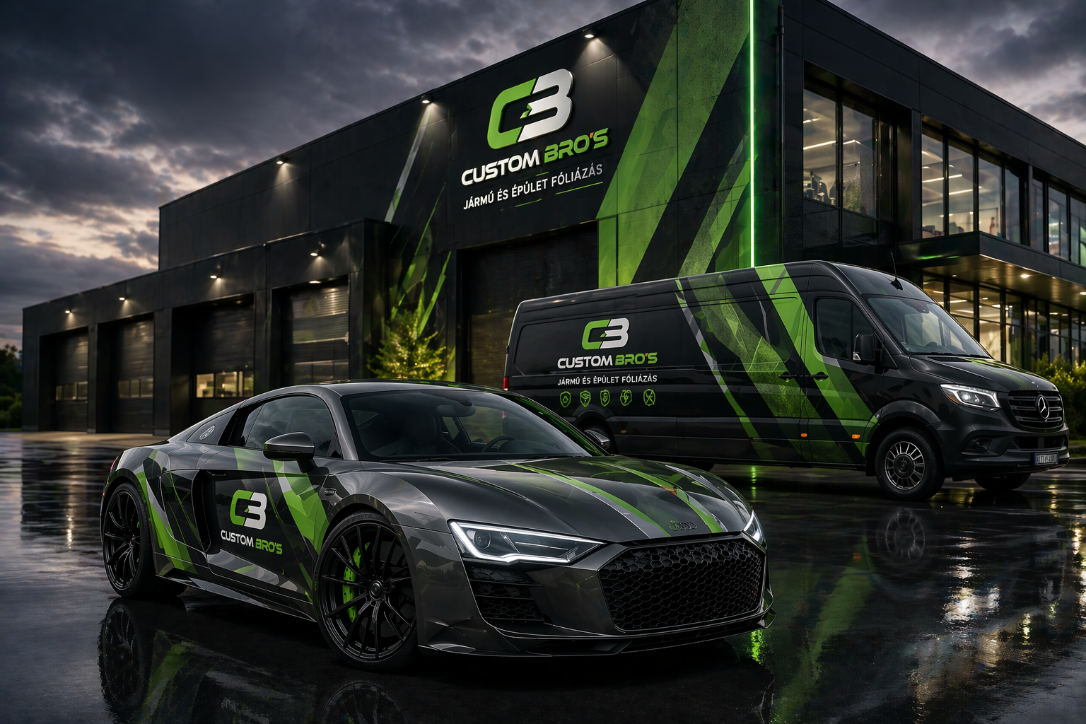 Custom Bro's fóliázott autó