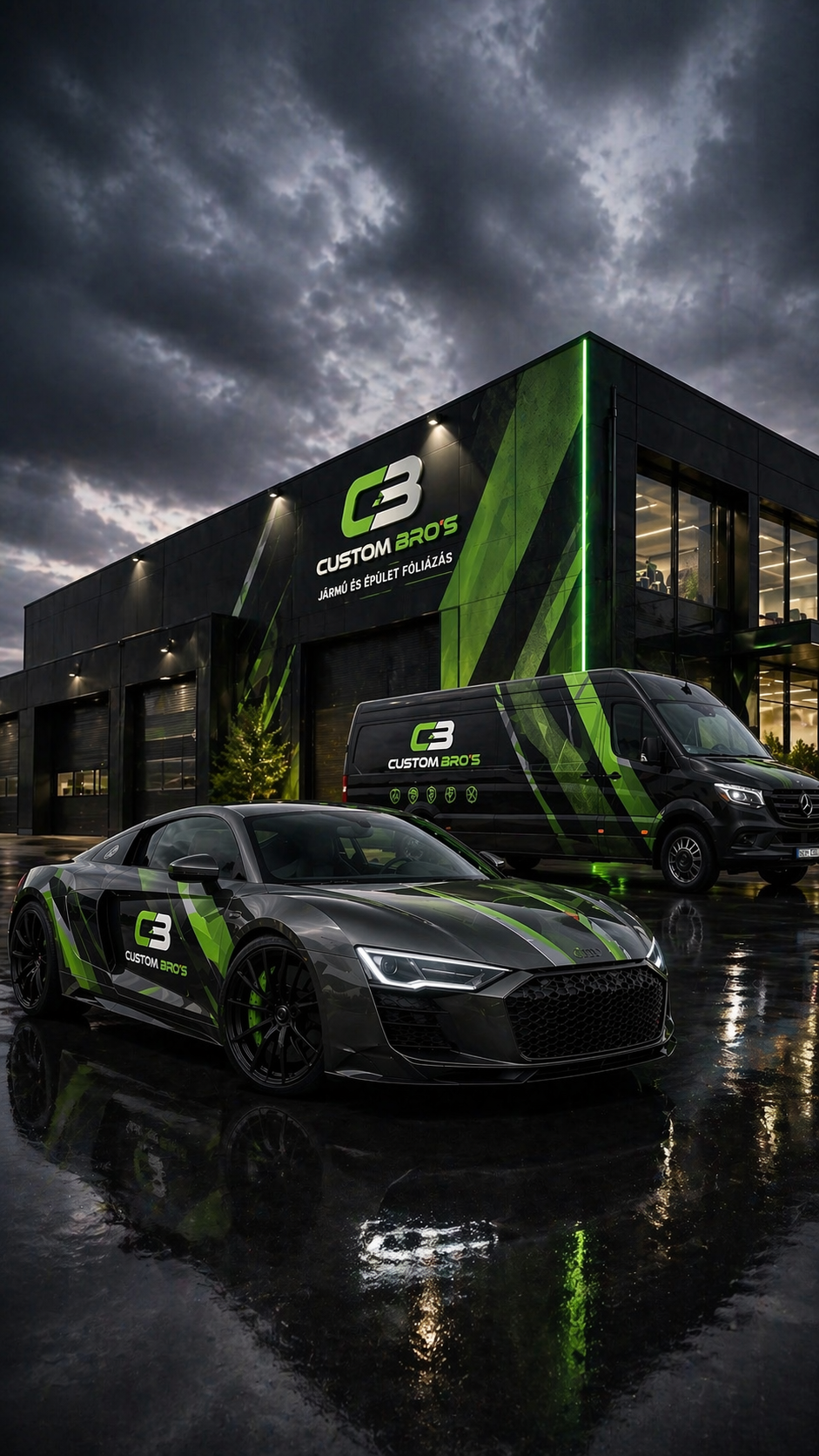Custom Bro's fóliázott autó